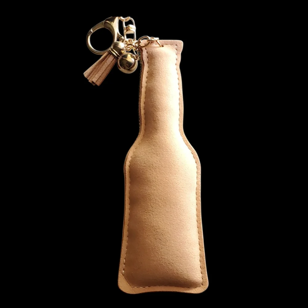 Corona Rhinestone Bottle Bag Charm & Keychain